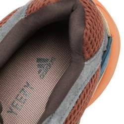 Pre Owned Yeezy x Adidas Multicolor Mesh and Suede 500 Enflame Sneakers Size 44