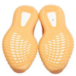 Pre Owned Yeezy x Adidas Orange Mesh 350 V2 Mono Clay Sneakers Size 43 1/3