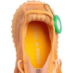 Pre Owned Yeezy x Adidas Orange Mesh 350 V2 Mono Clay Sneakers Size 43 1/3