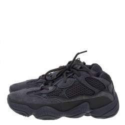 مملوكة مسبقًا Yeezy x Adidas Grey Suede And Mesh Yeezy 500 Utility Low Top Sneakers Size 37 1/3