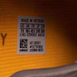 Pre Owned حذاء رياضي ييزي وأديداس منخفض من أعلى 350 في2 مونو ميست شبك بيج مقاس 45 1/3