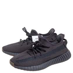 Pre Owned Yeezy x Adidas Cotton Knit Boost 350 V2 Cinder Sneakers Size 40