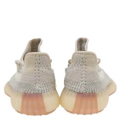 Pre Owned حذاء رياضي ييزي x أديداس بوست 350 ڨي2 سيتيرين قماش تريكو متعدد الألوان مقاس 42