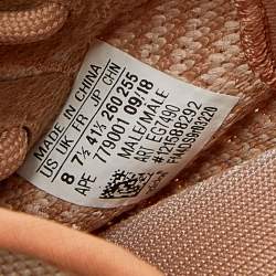 Pre Owned حذاء رياضي ييزي x أديداس بوست 350 ڨي2 كلاي قماش تريكو بني مقاس 41 1/3 