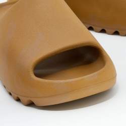Pre Owned Yeezy x Adidas Ochre Rubber Core Slide Size 46
