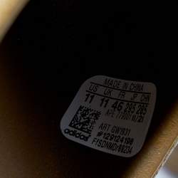 Pre Owned Yeezy x Adidas Ochre Rubber Core Slide Size 46