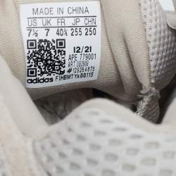 Pre Owned Yeezy x Adidas Beige Suede and Mesh Salt 500 Sneakers Size 40 2/3