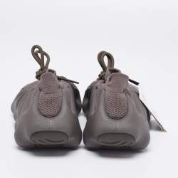 Pre Owned Adidas x Yeezy Olive Green Knit Fabric 450 Cinder Sneakers Size 41 1/3