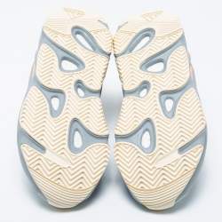 Pre Owned Yeezy x Adidas Two-Tone Suede and Mesh Boost 700 Inertia Sneakers Size 40 2/3