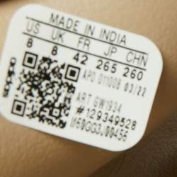 Pre Owned Yeezy x Adidas Beige Rubber Slide Pure Sandals Size 42