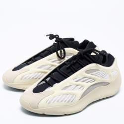 Pre Owned حذاء رياضي ييزي x أديداس 700 ڨي3 ازايل قماش ومطاط كريمي مقاس 44