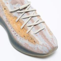 Pre Owned حذاء رياضي ييزي x أديداس ييزي بوست 380 قماش متعدد الألوان برباط مقاس 42.5