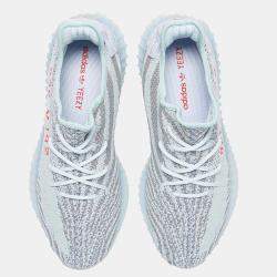 Pre Owned Yeezy x Adidas 350 Blue Tint Sneakers Size US 7 (EU 40)