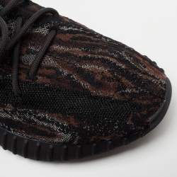 Pre Owned Yeezy x Adidas Multicolor Knit Fabric 'MX Rock' Boost 350 V2 Low Top Sneakers Size 46 