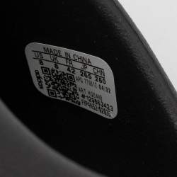 Pre Owned Yeezy x adidas Black Rubber Onyx Flat Slides Size 42