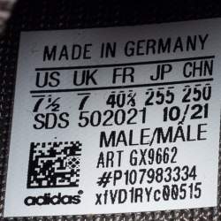 مملوكة مسبقًا Yeezy x Adidas Olive Grey Knit Fabric Yeezy Boost 450 Cinder Sneakers Size 40 2/3