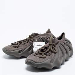 مملوكة مسبقًا Yeezy x Adidas Olive Grey Knit Fabric Yeezy Boost 450 Cinder Sneakers Size 40 2/3