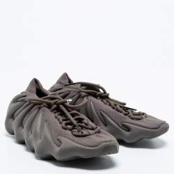 مملوكة مسبقًا Yeezy x Adidas Olive Grey Knit Fabric Yeezy Boost 450 Cinder Sneakers Size 40 2/3