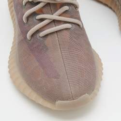 Pre Owned Yeezy x Adidas Beige Mesh Boost 350 V2 Mono Mist Low Top Sneakers Size 41 1/3