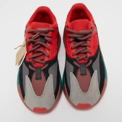 مملوكة مسبقًا حذاء رياضي ييزي x أديداس بوست 700 شبكة وسويدي متعدد الألوان مقاس 1/3 41 