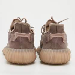 Pre Owned Yeezy x Adidas Beige Mesh Boost 350 V2 Mono Mist Low Top Sneakers Size 43 1/3