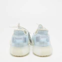 Pre Owned Yeezy x Adidas Light Blue Mesh Boost 350 V2 Mono Ice Sneakers Size 44