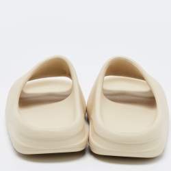 Pre Owned Yeezy x Adidas Beige Rubber Slide Pure Sandals Size 42
