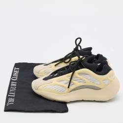 Pre Owned Yeezy x Adidas Cream/Black Rubber and Mesh 700 V3 Azael Sneakers Size 36 2/3