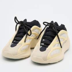 Pre Owned Yeezy x Adidas Cream/Black Rubber and Mesh 700 V3 Azael Sneakers Size 36 2/3