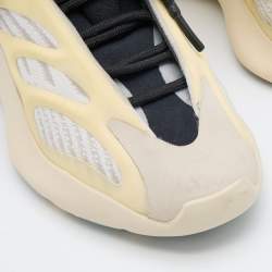 Pre Owned Yeezy x Adidas Cream/Black Rubber and Mesh 700 V3 Azael Sneakers Size 36 2/3