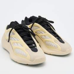 Pre Owned Yeezy x Adidas Cream/Black Rubber and Mesh 700 V3 Azael Sneakers Size 36 2/3