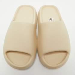 Yeezy x Adidas Cream Rubber Bone Slides Size 42