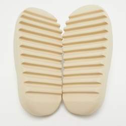 Yeezy x Adidas Cream Rubber Bone Slides Size 42