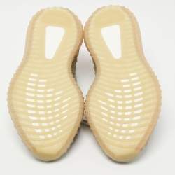 Pre Owned Yeezy x Adidas Grey Knit Fabric Boost 350 V2 True Form Sneakers Size 41 1/3