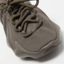 Pre Owned Yeezy x Adidas Green Knit Fabric YEEZY 450 "Cinder" Sneakers Size 39 1/3