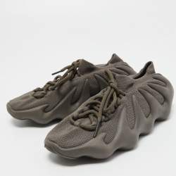 Pre Owned Yeezy x Adidas Green Knit Fabric YEEZY 450 "Cinder" Sneakers Size 39 1/3