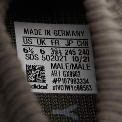 Pre Owned Yeezy x Adidas Green Knit Fabric YEEZY 450 "Cinder" Sneakers Size 39 1/3