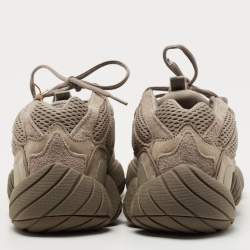 مملوكة مسبقًا Yeezy x Adidas Grey Suede and Mesh Yeezy 500 Ash Grey Sneakers Size 43 1/3
