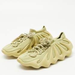 Pre Owned Yeezy x Adidas Green Fabric Yeezy 450 Resin Sneakers Size 40
