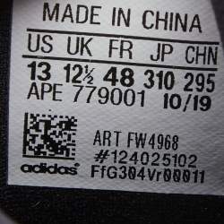 Pre Owned Yeezy x adidas Dark Blue Suede and Fabric Yeezy 500 High Top Sneakers Size 48