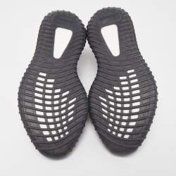 Pre Owned Yeezy x Adidas Black Mesh Boost 350 V2 Mono Cinder Sneakers Size 46 2/3