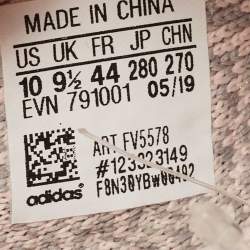 Pre Owned Yeezy x Adidas Pink Knit Fabric Boost 350 V2 Synth Non Reflective Sneakers Size 44