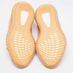 مملوكة مسبقًا Yeezy x Adidas Beige Knit Fabric Boost 350 V2 Clay Sneakers Size 40