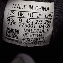 Pre Owned Yeezy x Adidas Black/Grey Knit Fabric, Mesh and Rubber Boost 700 V3 Dark Glow Sneakers Size 43 1/3