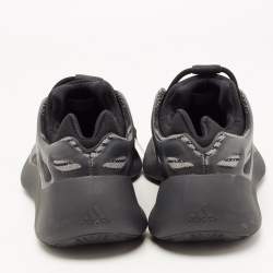 Pre Owned Yeezy x Adidas Black/Grey Knit Fabric, Mesh and Rubber Boost 700 V3 Dark Glow Sneakers Size 43 1/3