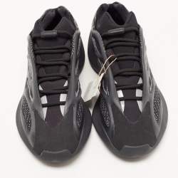 Pre Owned Yeezy x Adidas Black/Grey Knit Fabric, Mesh and Rubber Boost 700 V3 Dark Glow Sneakers Size 43 1/3