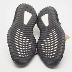 Pre Owned Yeezy x adiddas Black Fabric Boost 350 v2 Black Sneakers Size 41 1/3