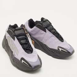 Pre Owned Yeezy x Adidas Geode/Black Nylon Boost 700 MNVN Low Top Sneakers Size 44 2/3