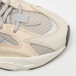 Pre Owned Yeezy x Adidas Grey Fabric and Nubuck Boost 700 V2-cream Sneakers Size 40