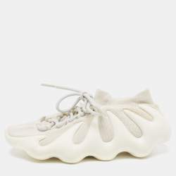 Pre Owned Yeezy x Adidas Grey Knit Fabric Yeezy-450-Cloud-Grey Sneakers Size 38 2/3